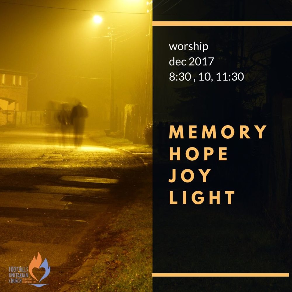 Memory, Hope, Joy and Light