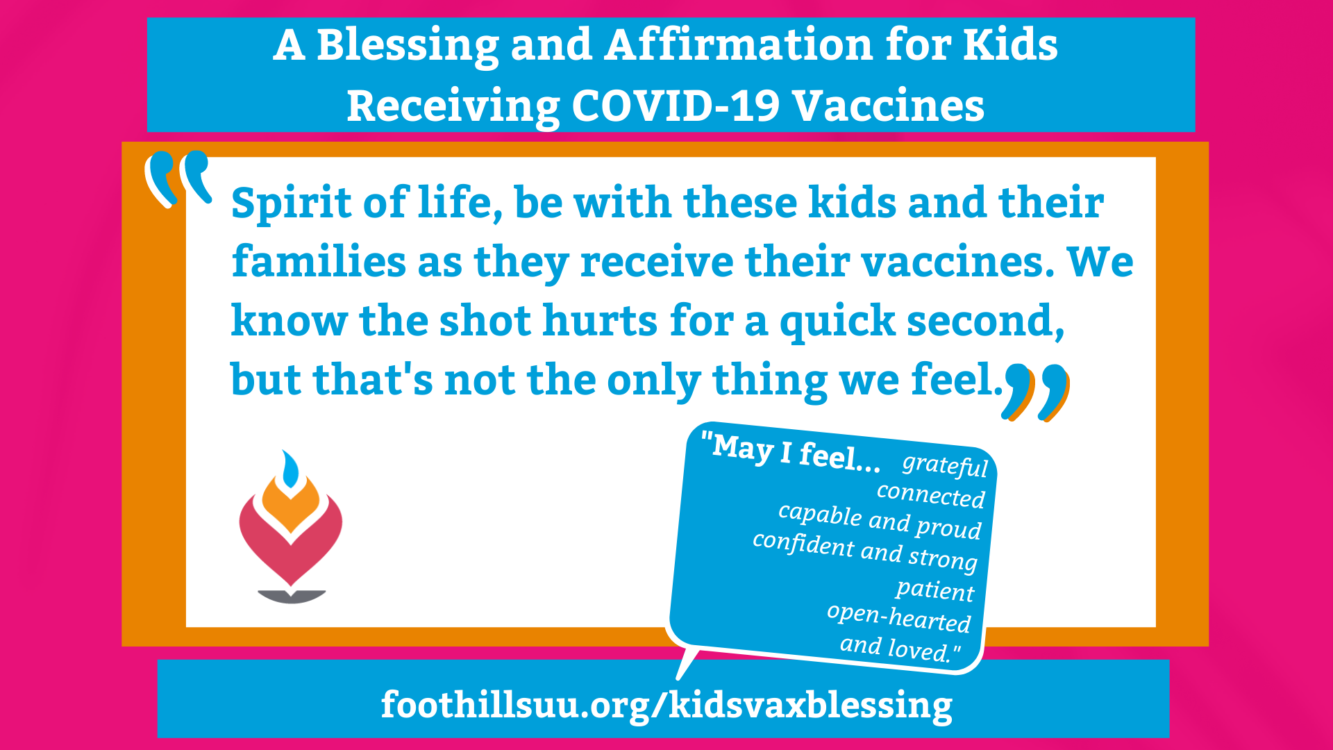 Vaccine Blessing for Kids