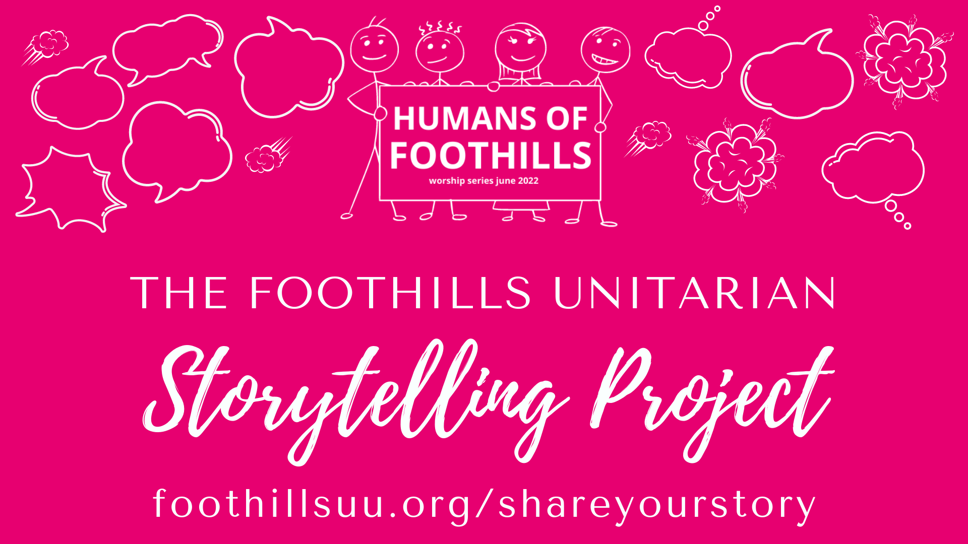 The Foothills Storytelling Project